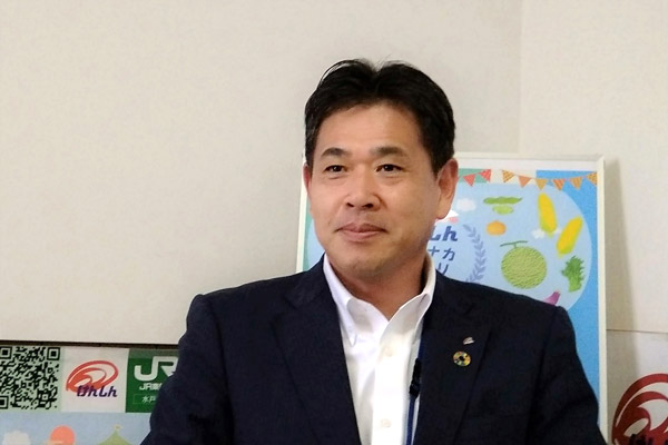 営業推進部・農林水産部の沼田幸一理事部長