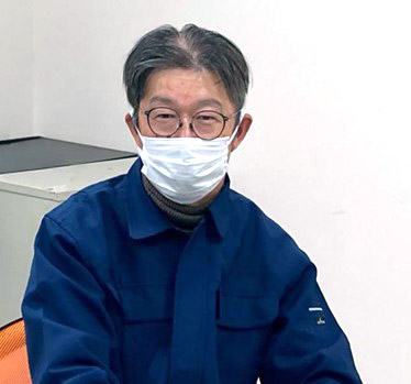 インタビューに答える代表取締役会長 近藤清規氏