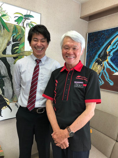 西島社長と中農会長