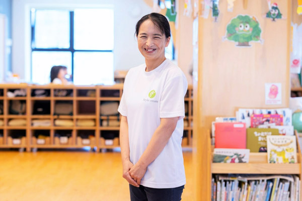 麻生氏の右腕として保育事業部門を担当する古澤由紀氏