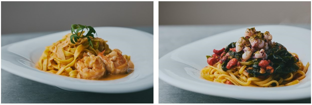 生パスタを使った「PASTA FRESCA DAN-MEN」のメニュー