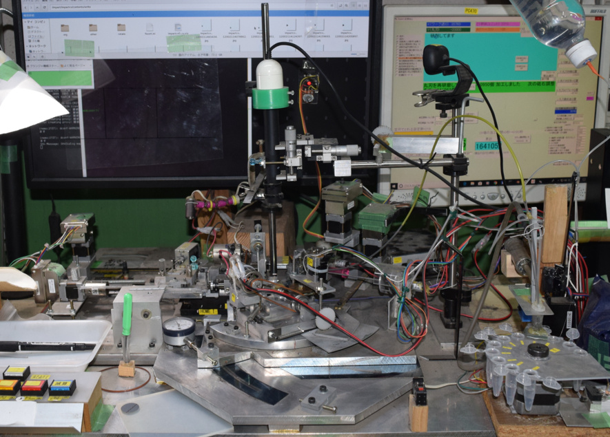 画像認識技術を搭載した平船氏自作の自動機