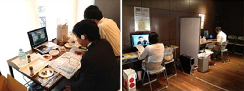 図．Web商談会の例